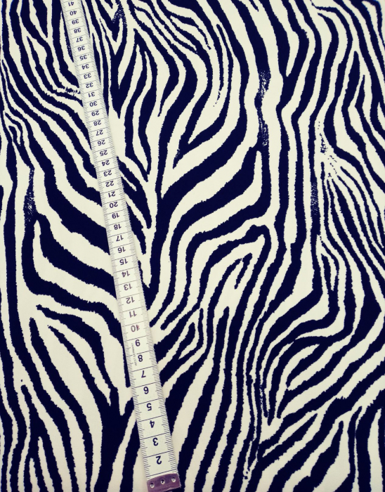 Zebra Druck auf schwerer Microfaser